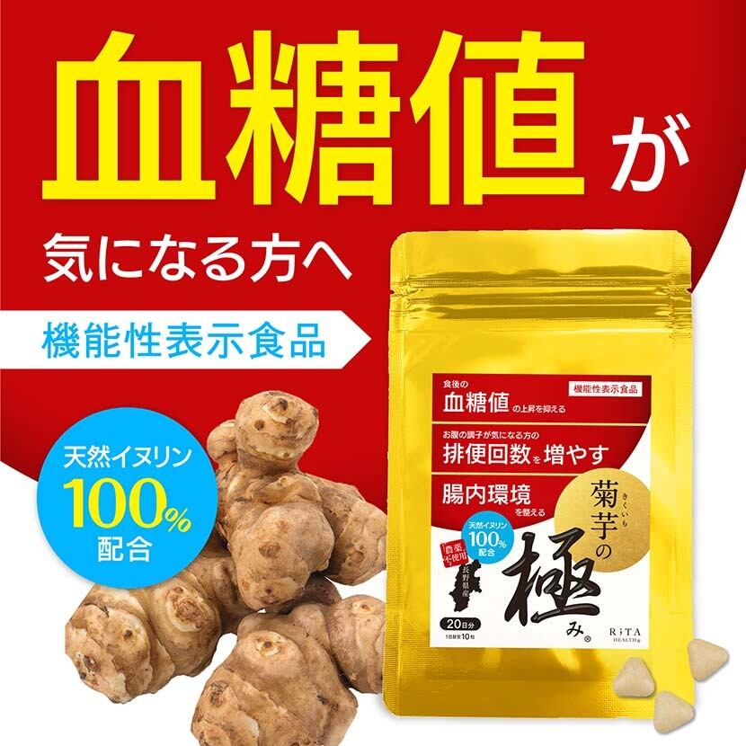 【家計応援価格】菊芋サプリ まとめ買い9袋セット イヌリン 機能性表示食品 菊芋の極み 国産 プレバイオティクス