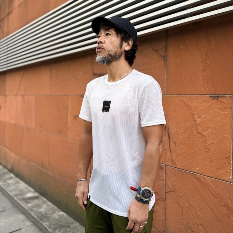 Answer4 / Dry Tshirt（White） | 道がまっすぐ