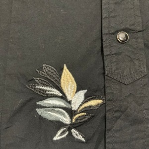 6606  apartment 輸入古着 刺繍 ウエスタンシャツ L