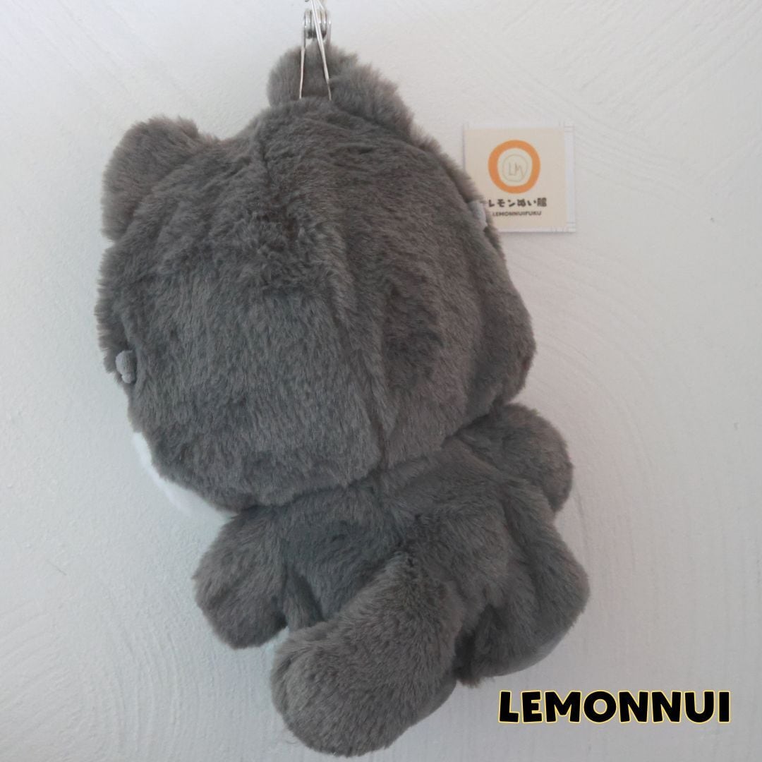 20cm 着せ替え ぬいぐるみ服 ちびぬい もこもこ オオカミ 推し活 推し