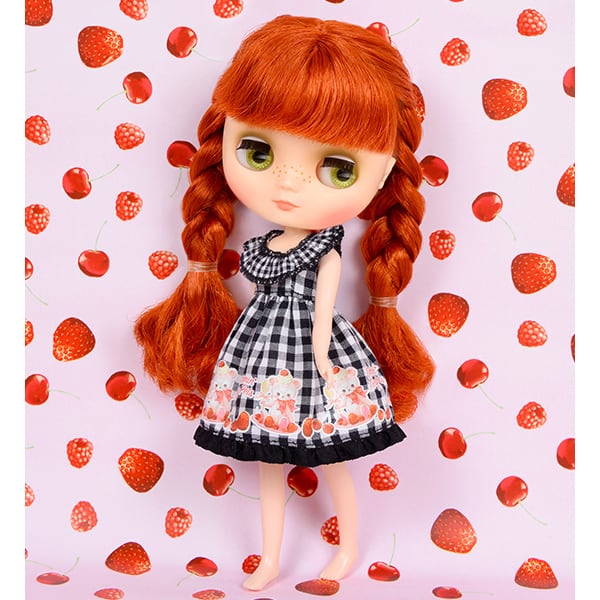 Dear Darling fashion for dolls「MAKI ギンガムチェックワンピース」(ミディブライスサイズ)メール便可 アウトフィット  | Bonbon rouge Doll wig shop powered by BASE