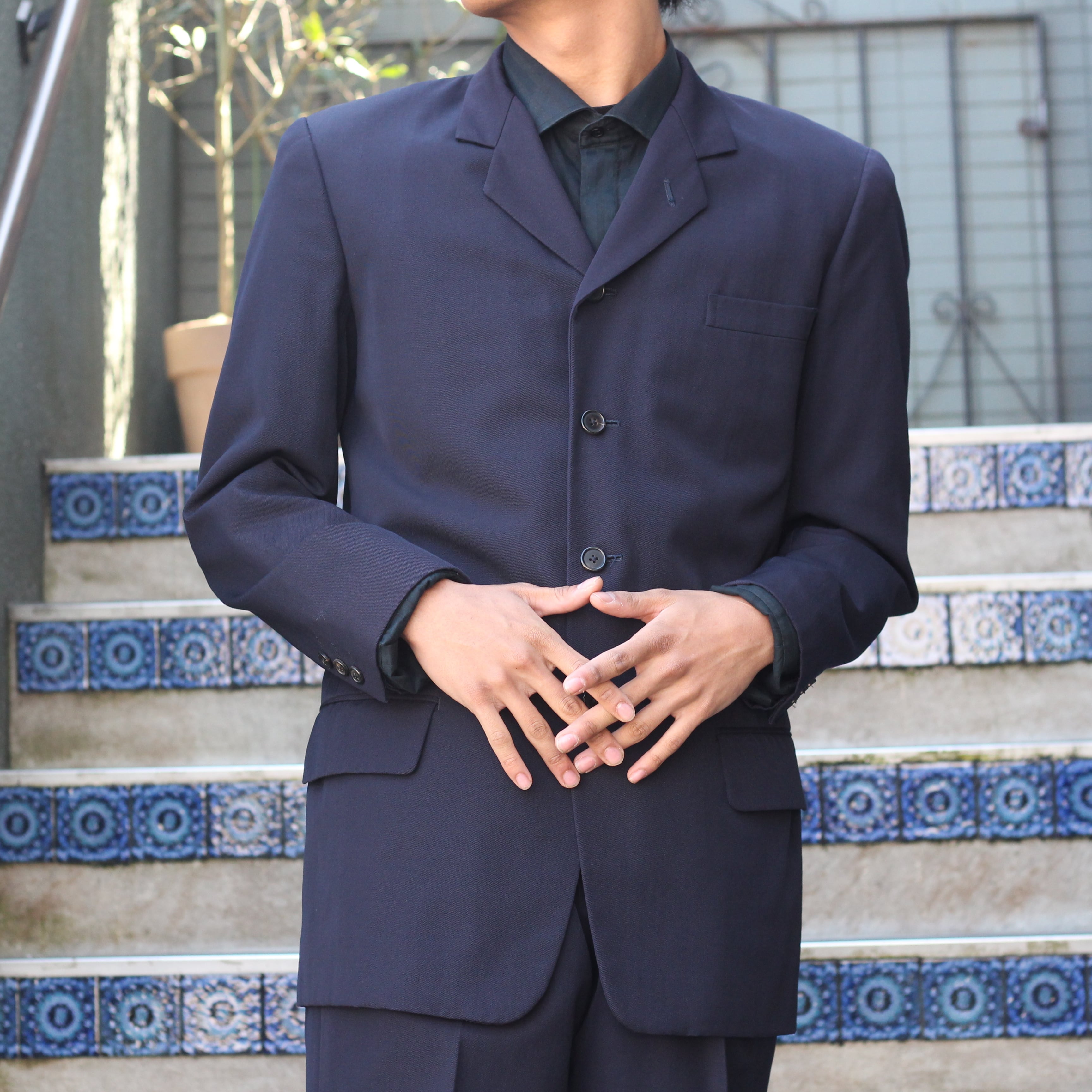 Y's for men YOHJI YAMAMOTO 4 BUTTON DESIGN SET UP SUIT/ワイズ ...