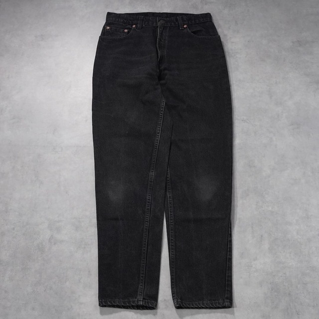 リーバイス550 Levis W30 デニム 黒 USA製 90s 18747
