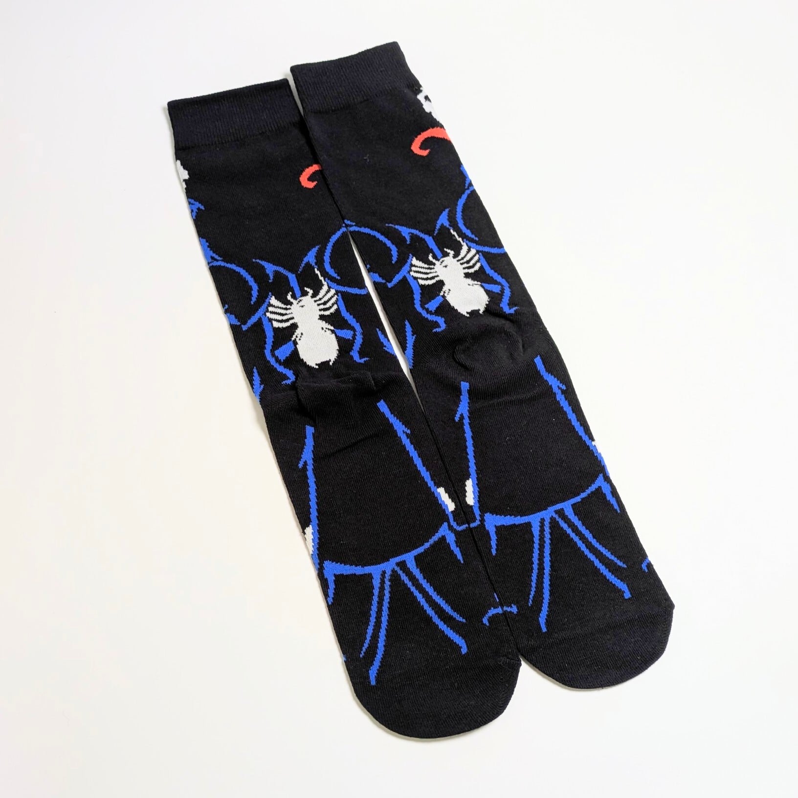 【 crew socks / クルーソックス 】『 MARVEL / マーベルコミックス / ヴェノム 』 靴下 / ソックス〚アメリカン雑貨 アメトイ〛