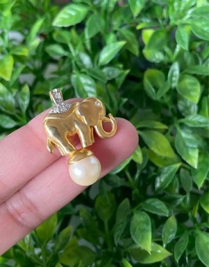 象パールペンダント