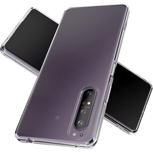 Xperia 1 Ⅱ ケース カバー | 透明 クリア ソフト | 特徴 軽量 インチ 薄型 ストラップ 滑り止め ワイヤレス充電対応 落下防止 TPU Xperia 1 Ⅱ 10