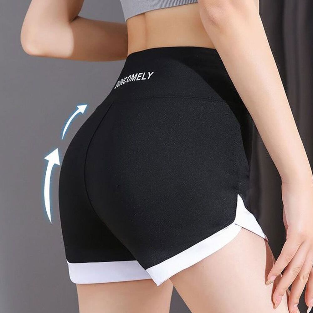 【送料無料】 スポーツ ショートパンツ ヨガ ダンス レディース 春夏 韓国 インナーパンツ ストレッチ 動きやすい バックロゴ スポーツパンツ 運動 フィットネス ヨガパンツ 大人可愛い 大人女子