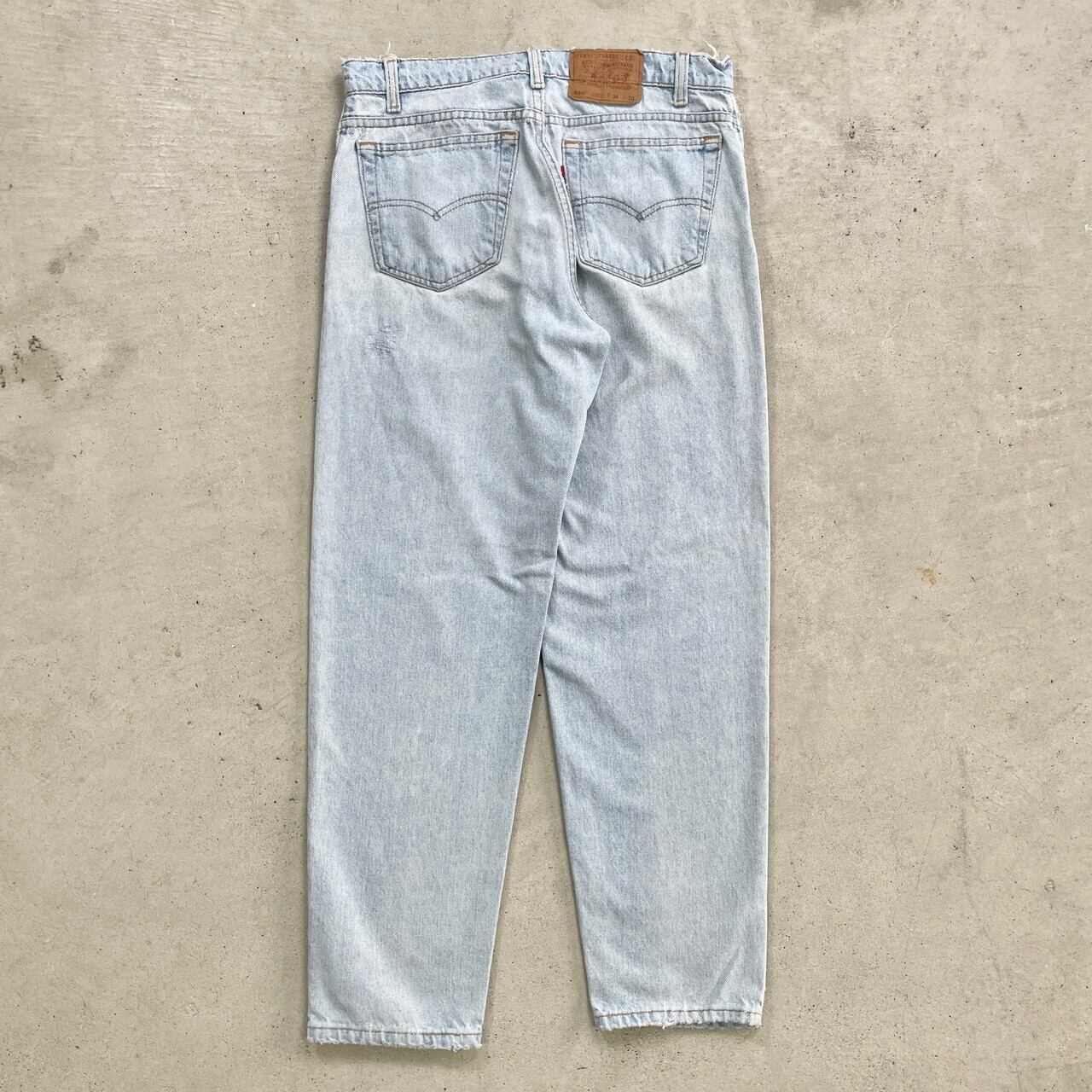 90年代 USA製 Levi's リーバイス 550 テーパード ワイドデニムパンツ