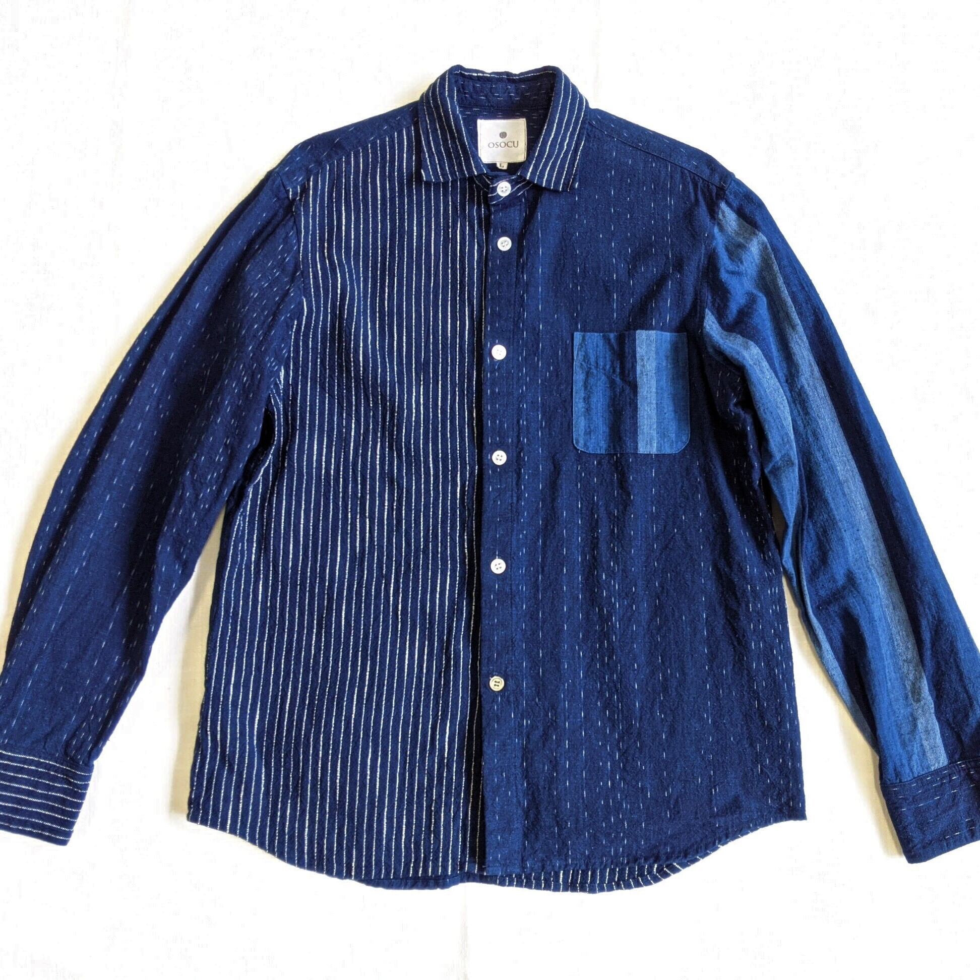 【ラスト1点】<OSOCU> Bingo-fushiori crazy pattern standard shirt
