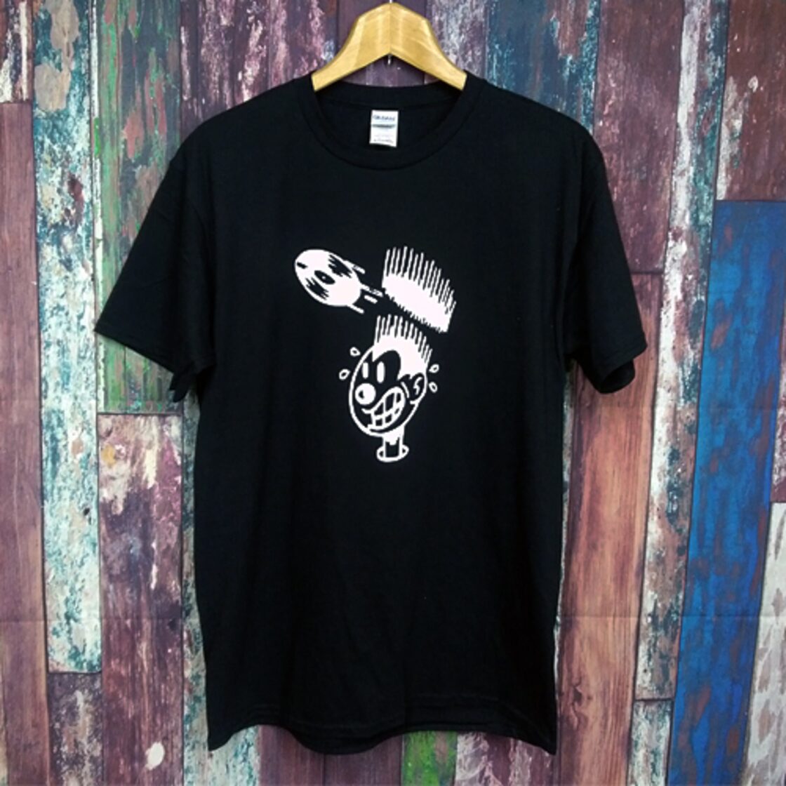 Nervous Records NY 半袖黒色 Tシャツ 選べる6サイズ S,M,L,XL,XXL 