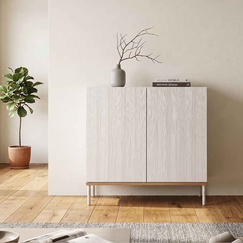 キャビネット 幅80cm 国産 大川家具 サイドボード リビング収納 フリー