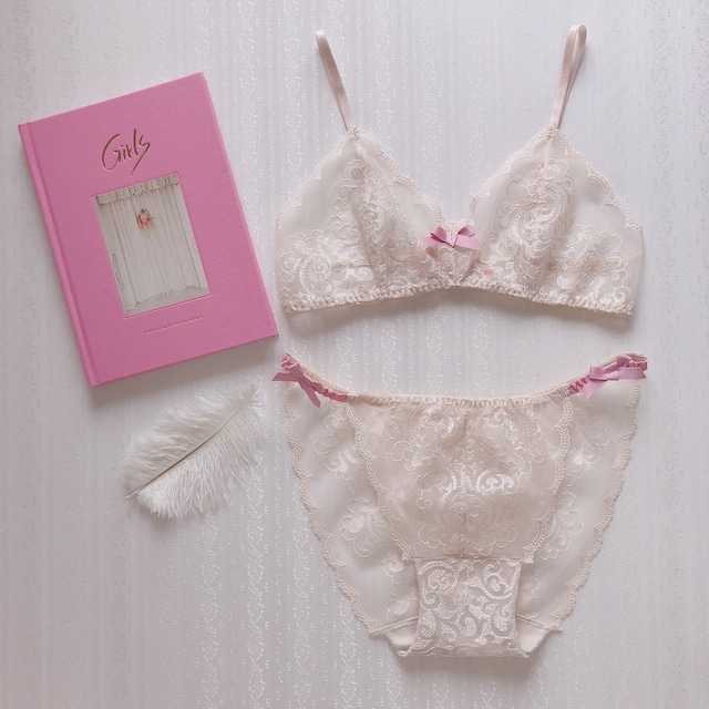 Petite Bralette Set(pink)