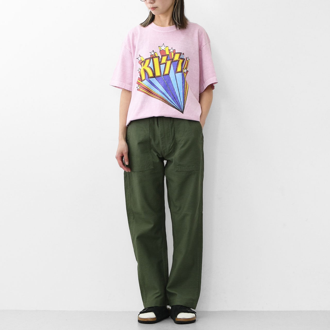 GOOD ROCK SPEED [グッドロックスピード] KISS PIGMENT ART T-SHIRT