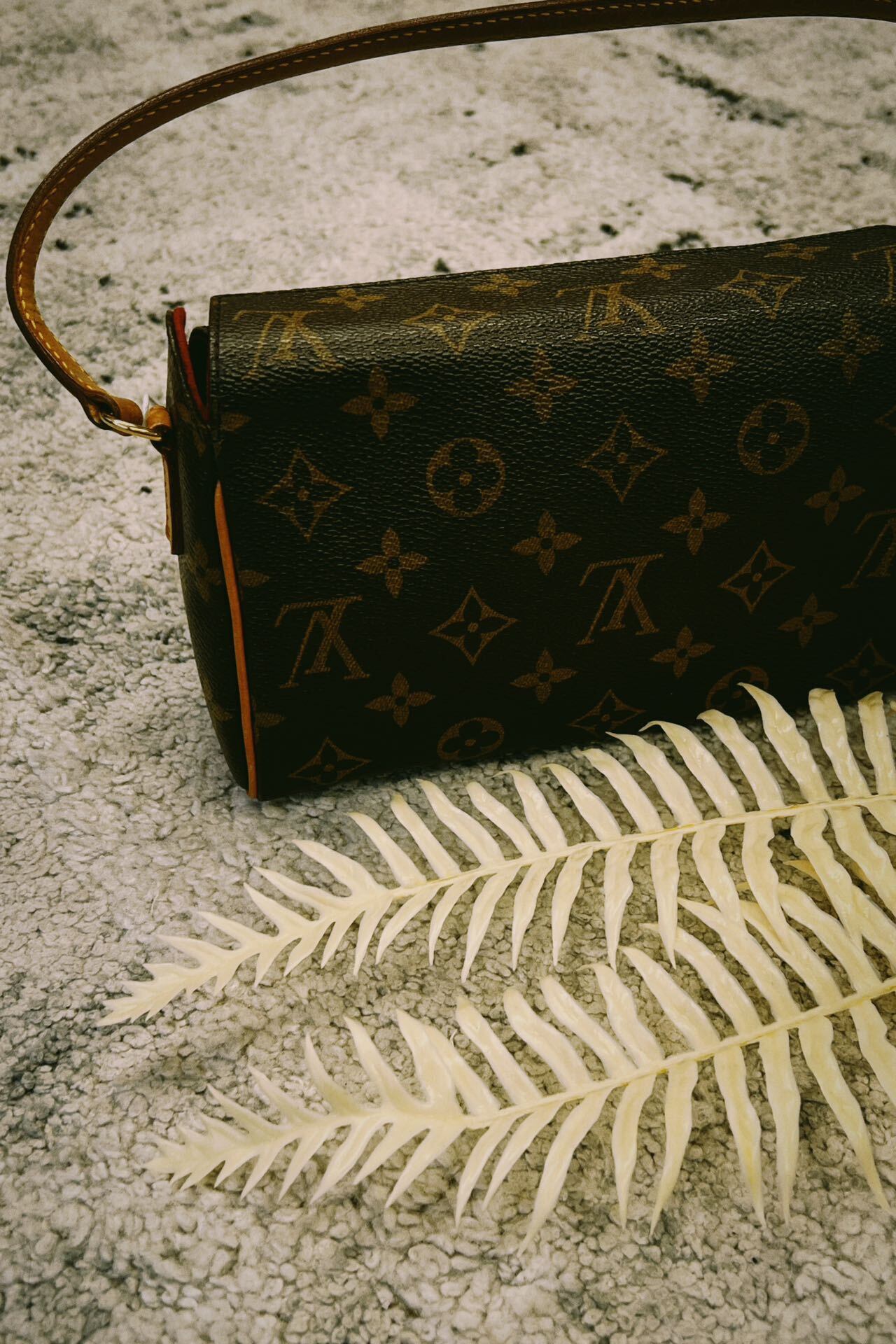 Louis Vuitton モノグラム レシタル M51900 ブラウン PVC パーティー 