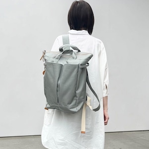 受注製作 hike40:グレー(撥水加工ナイロン素材リュック)