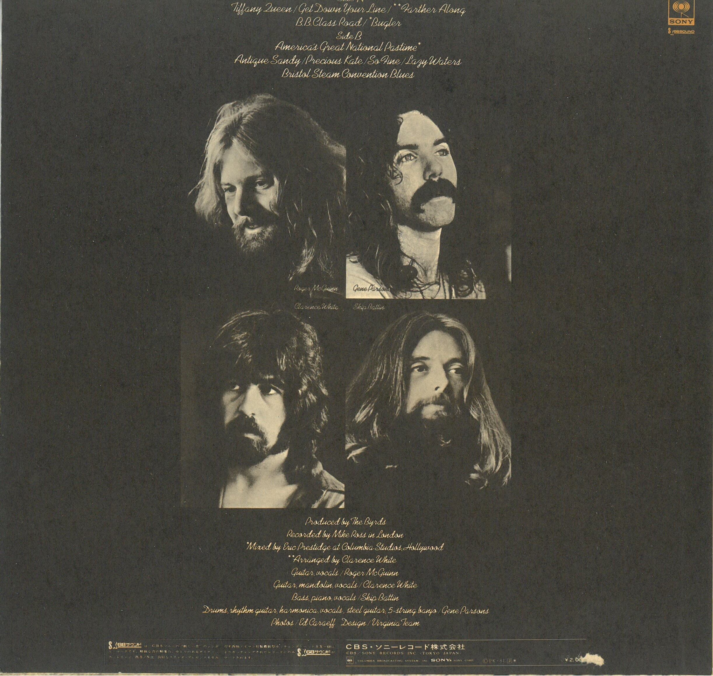 バーズ/ファーザー・アロング/SOPJ1 FARTHER ALONG / ファーザー・アロング/BYRDS/バーズ｜OLD ROCK