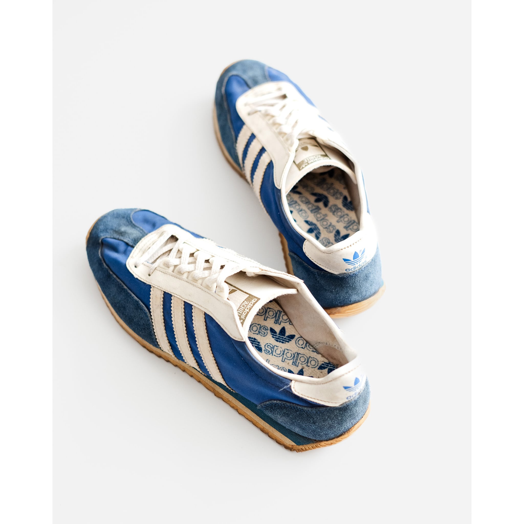 1977] “adidas” ACHILLE Suede Mesh Combination Running Shoes (made