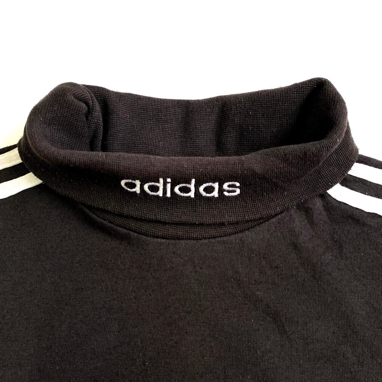 90年代 アディダス adidas ハイネック ロングTシャツ ロンT USA製 メンズXL ヴィンテージ /eaa312308