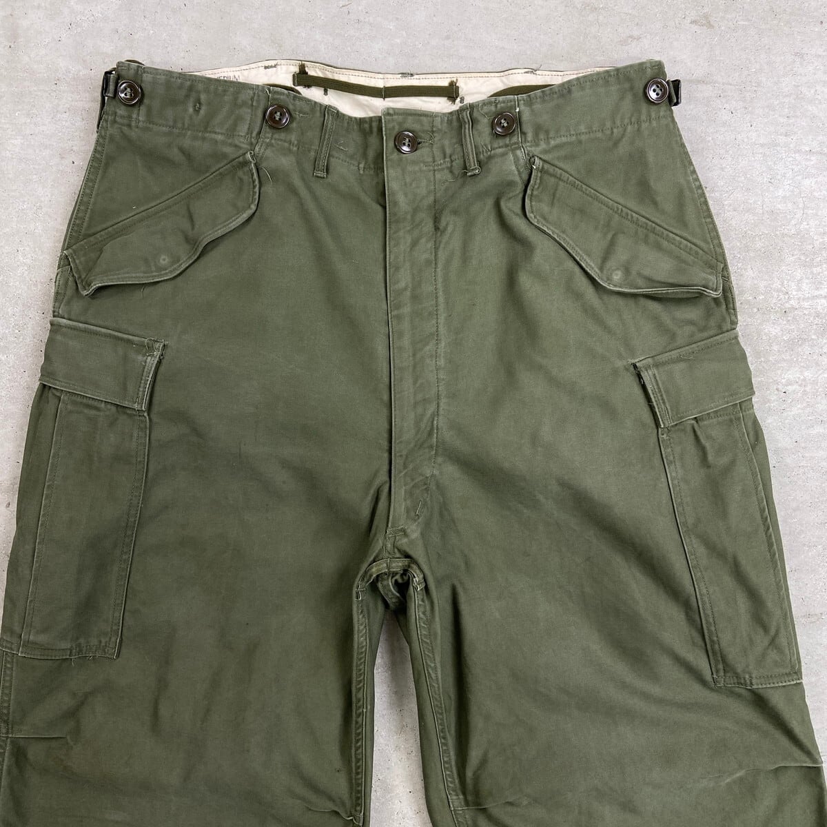 50年代 U.S.ARMY 米軍実品 M-51 フィールドパンツ メンズW35相当 古着