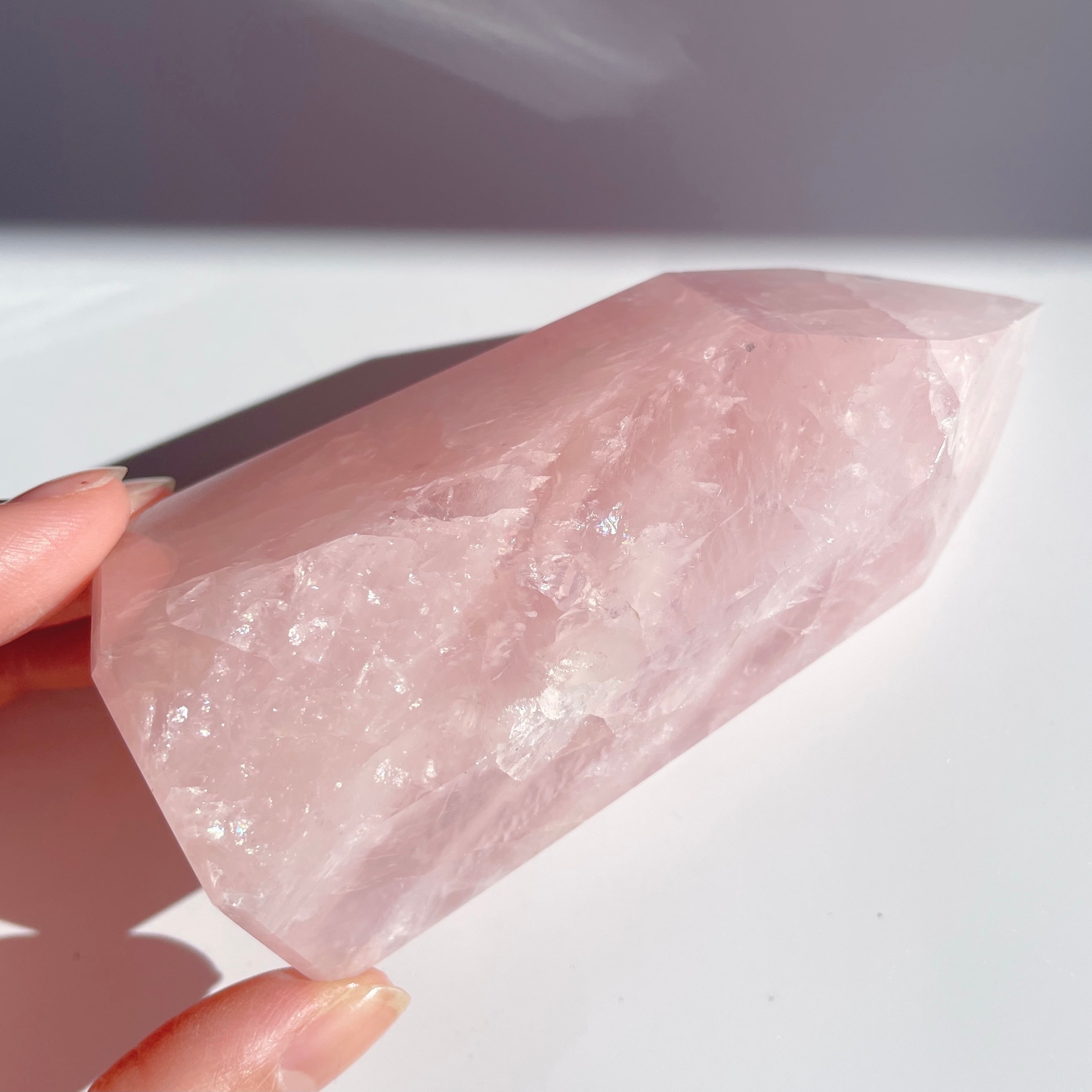 ローズクォーツタワー17◇Rose Quartz Tower◇天然石・パワーストーン