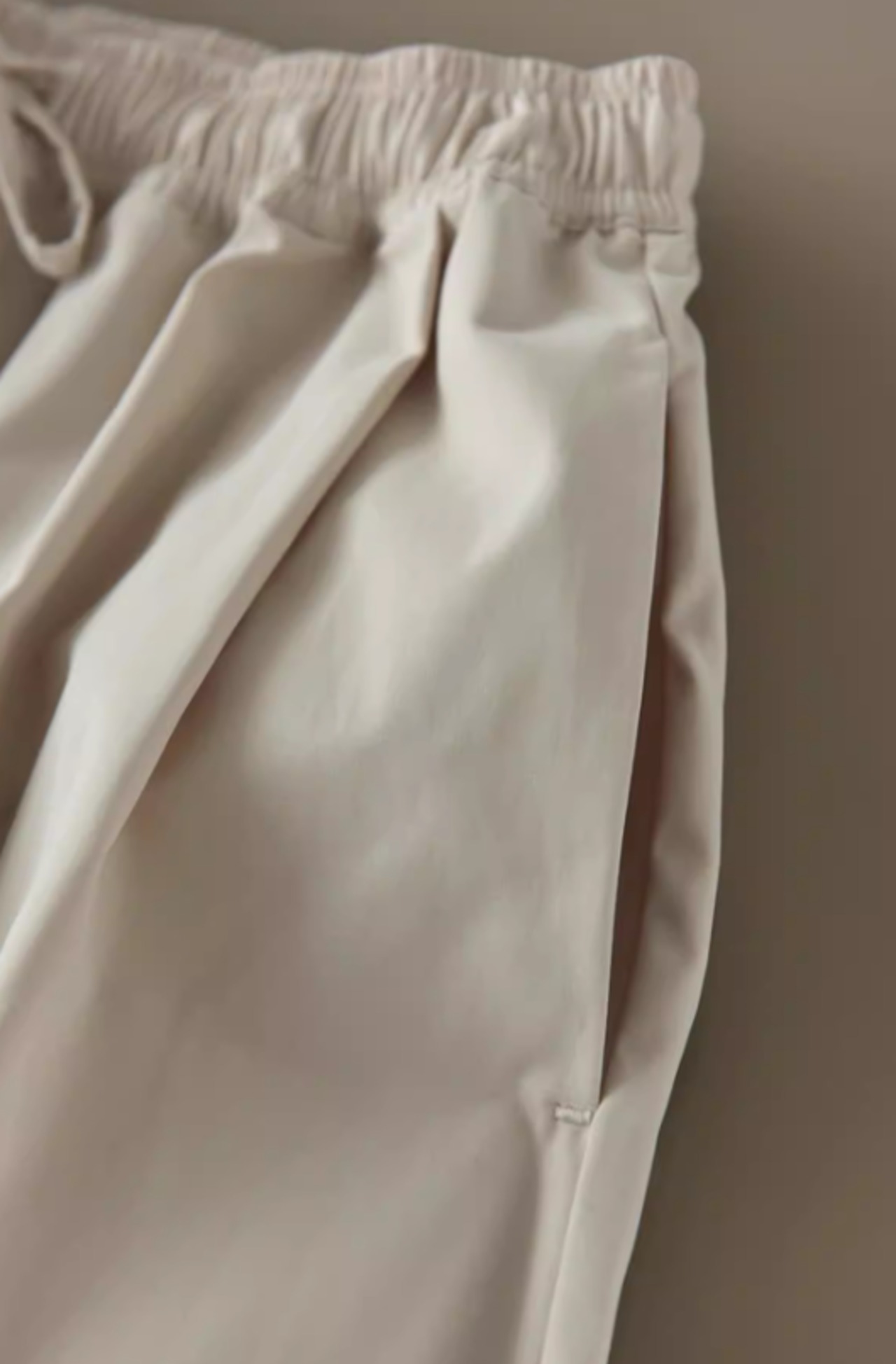 サイドスリット付 八分丈 バルーンパンツ