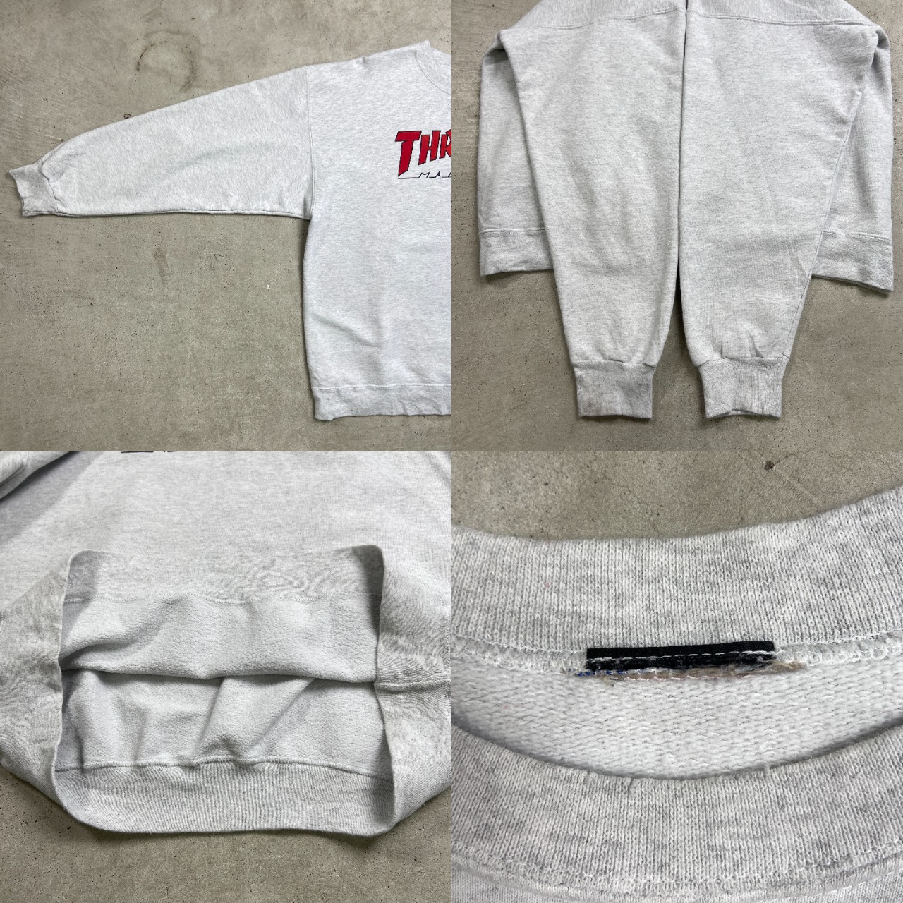 00年代 THRASHER スラッシャー スウェットシャツ メンズL相当 古着 