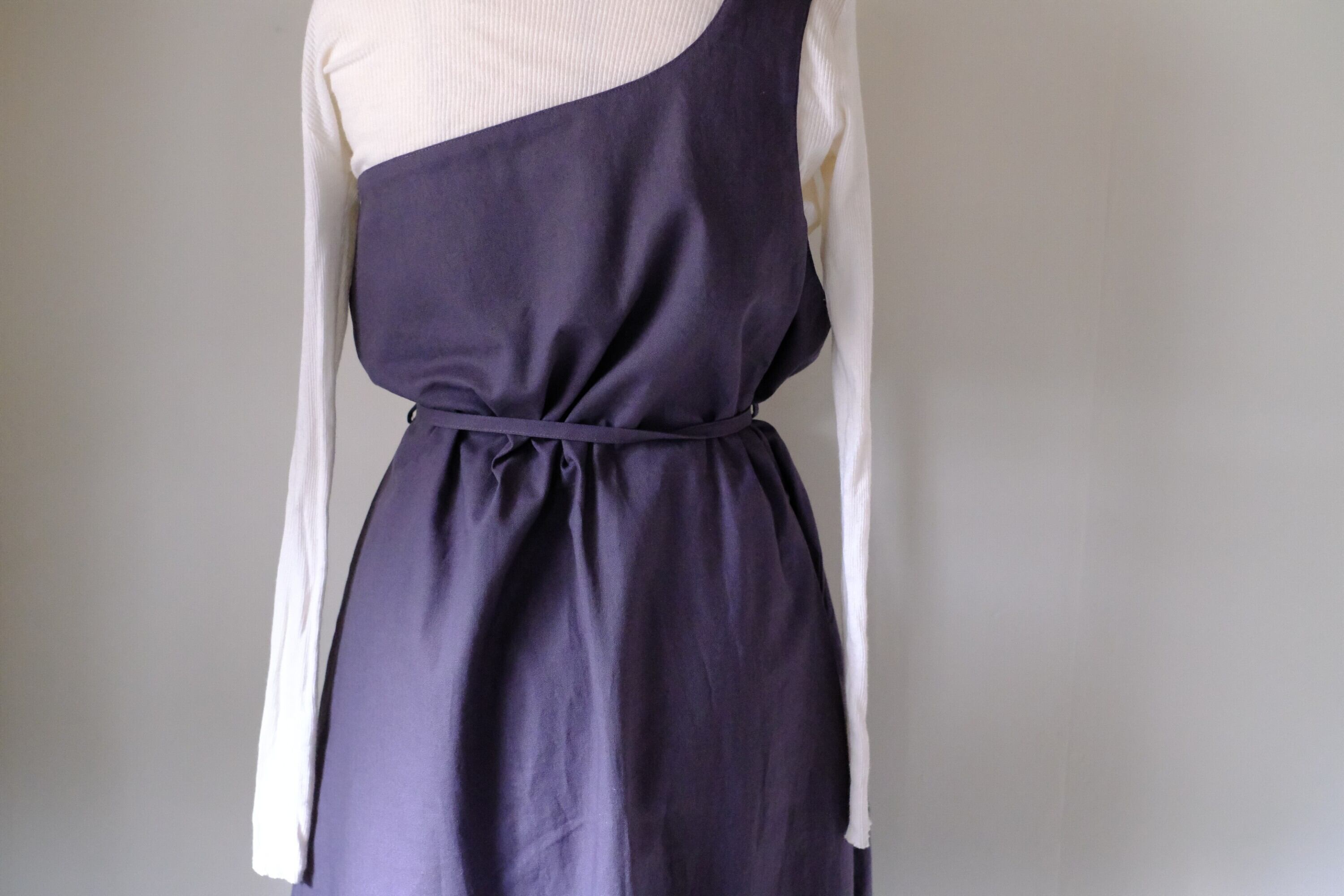 ワンショルダーワンピース cl-169