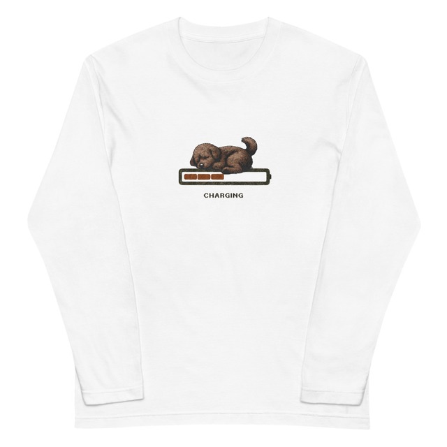 おやすみチャージ中 長袖Tシャツ[P0101]