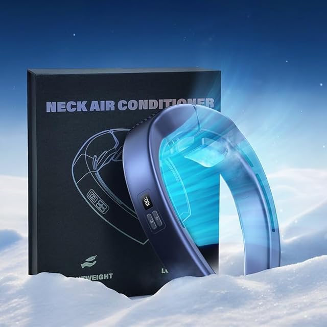 YAYAMIYA ネッククーラー 首掛け扇風機 瞬間冷却 ネックファン
