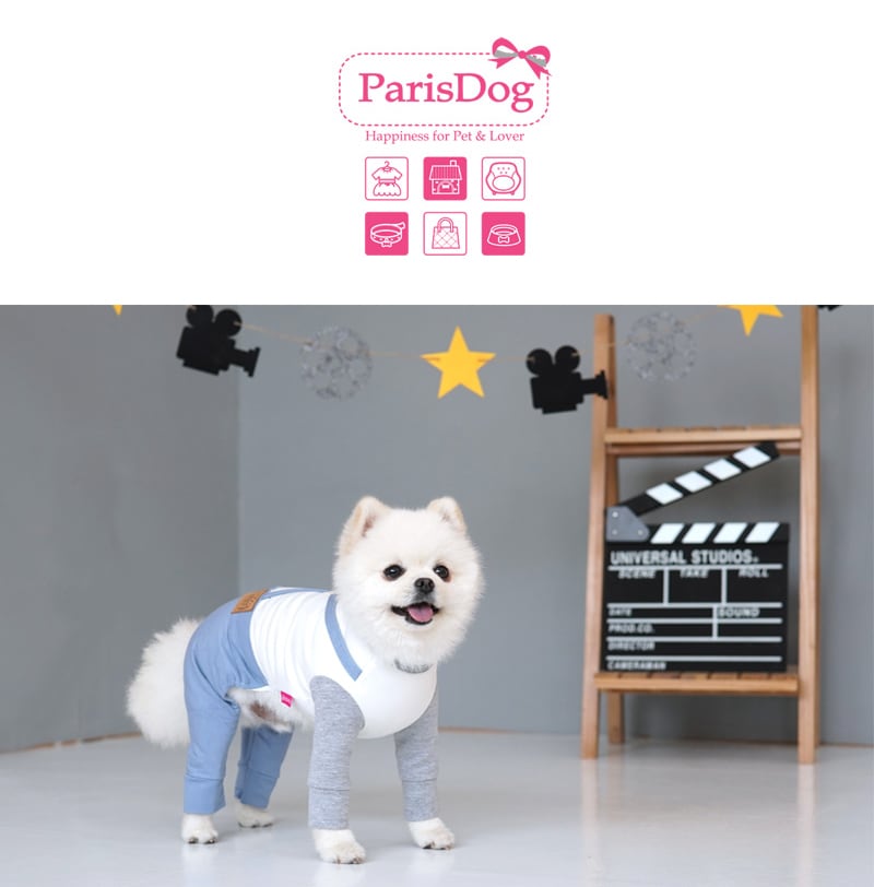 デーリーオールインワン S ~ 3XL 2color / 犬服 つなぎ ロンパース 部屋着 小型犬 中型犬 大型犬 犬の服