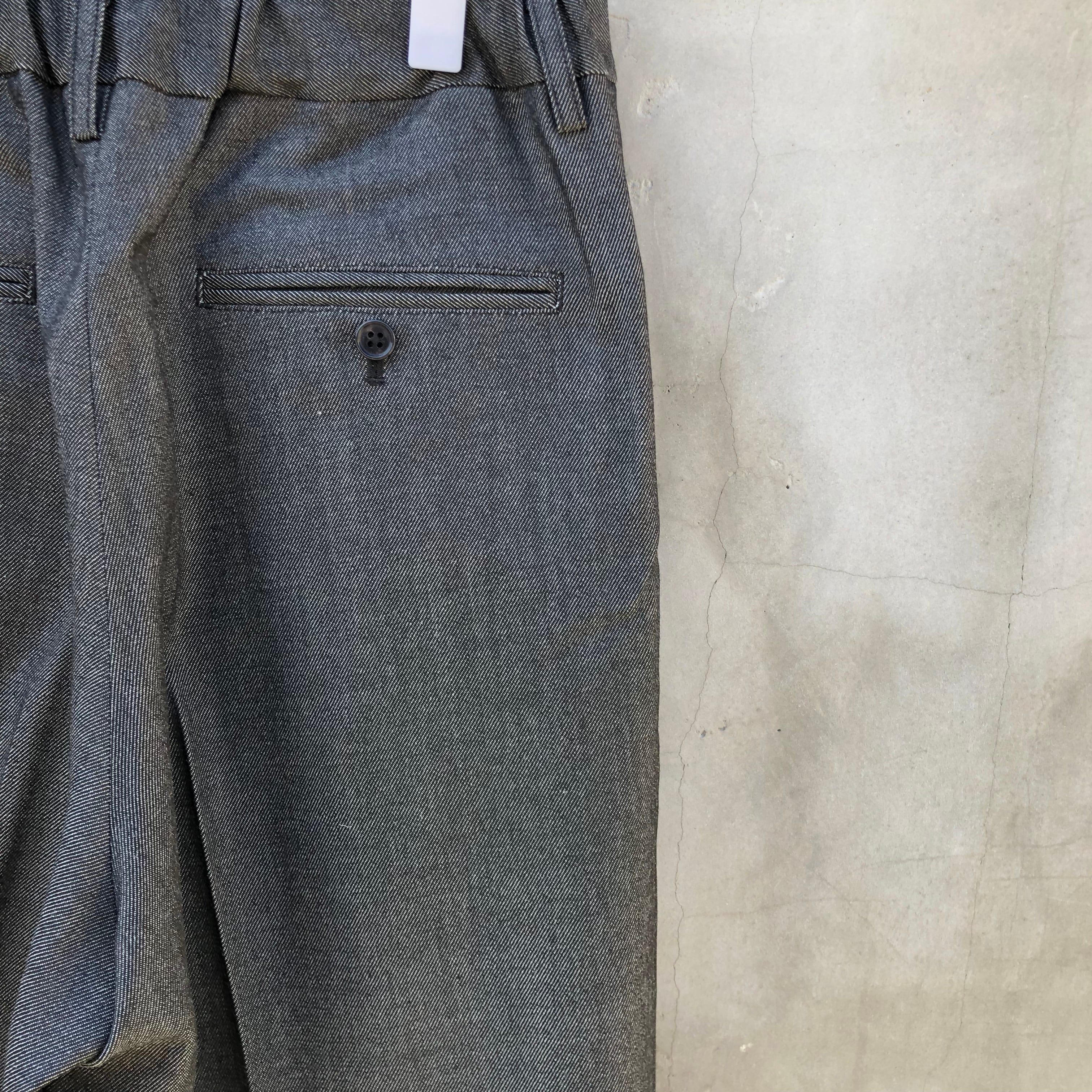 22AW NEONSIGN Straight denim slacks Woolメンズ