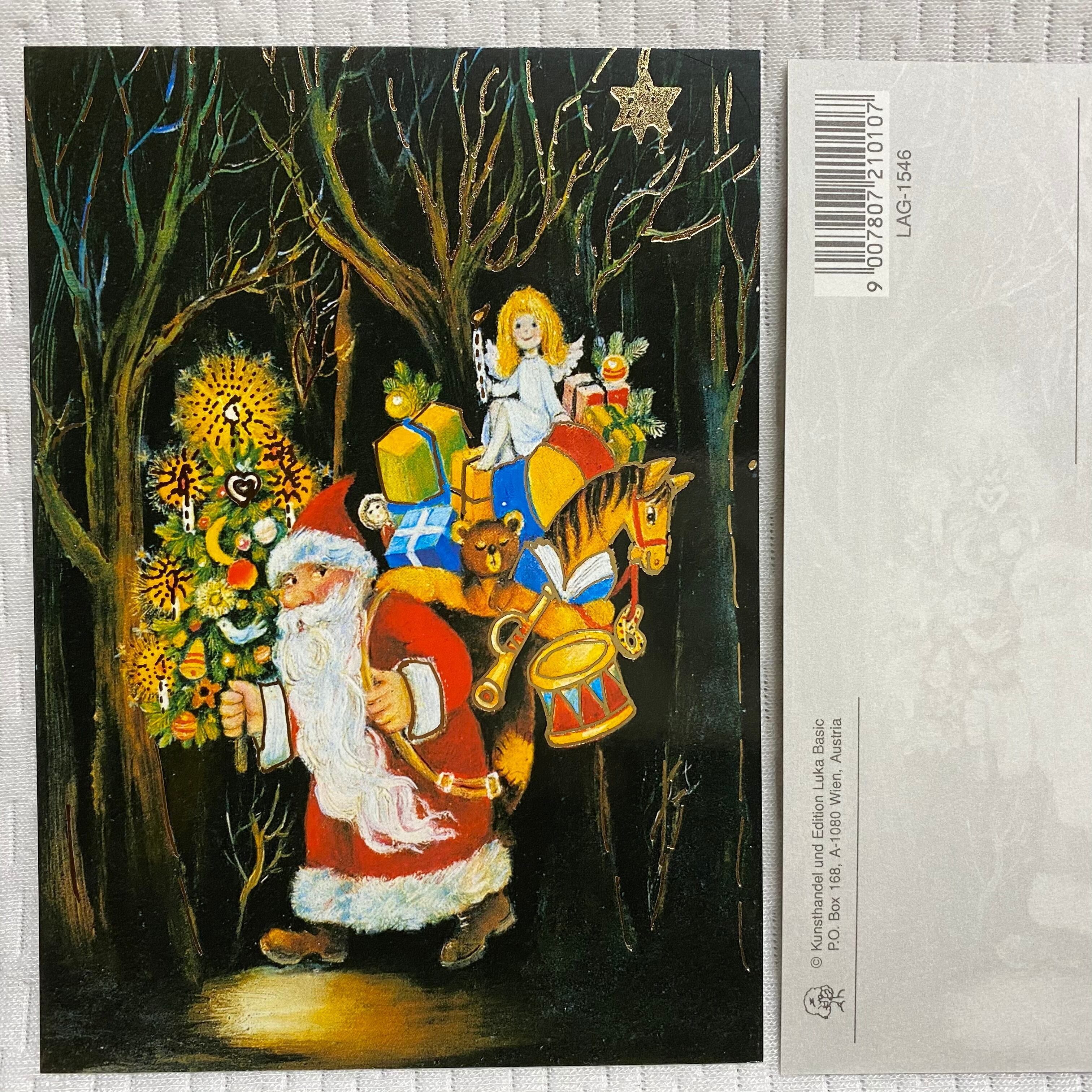 ポストカード【ドイツ オーストリア】クリスマスカード クリスマス雑貨