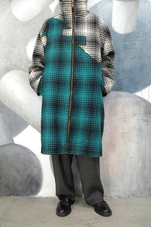 80's Switching design wool coat