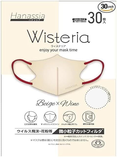 Hanassia ハナッシア Wisteria ウィステリア マスク bicolor バイ