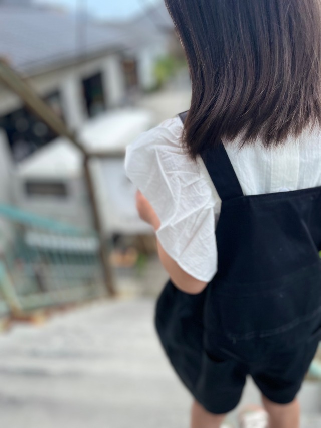 即納 sleeve frill blouse