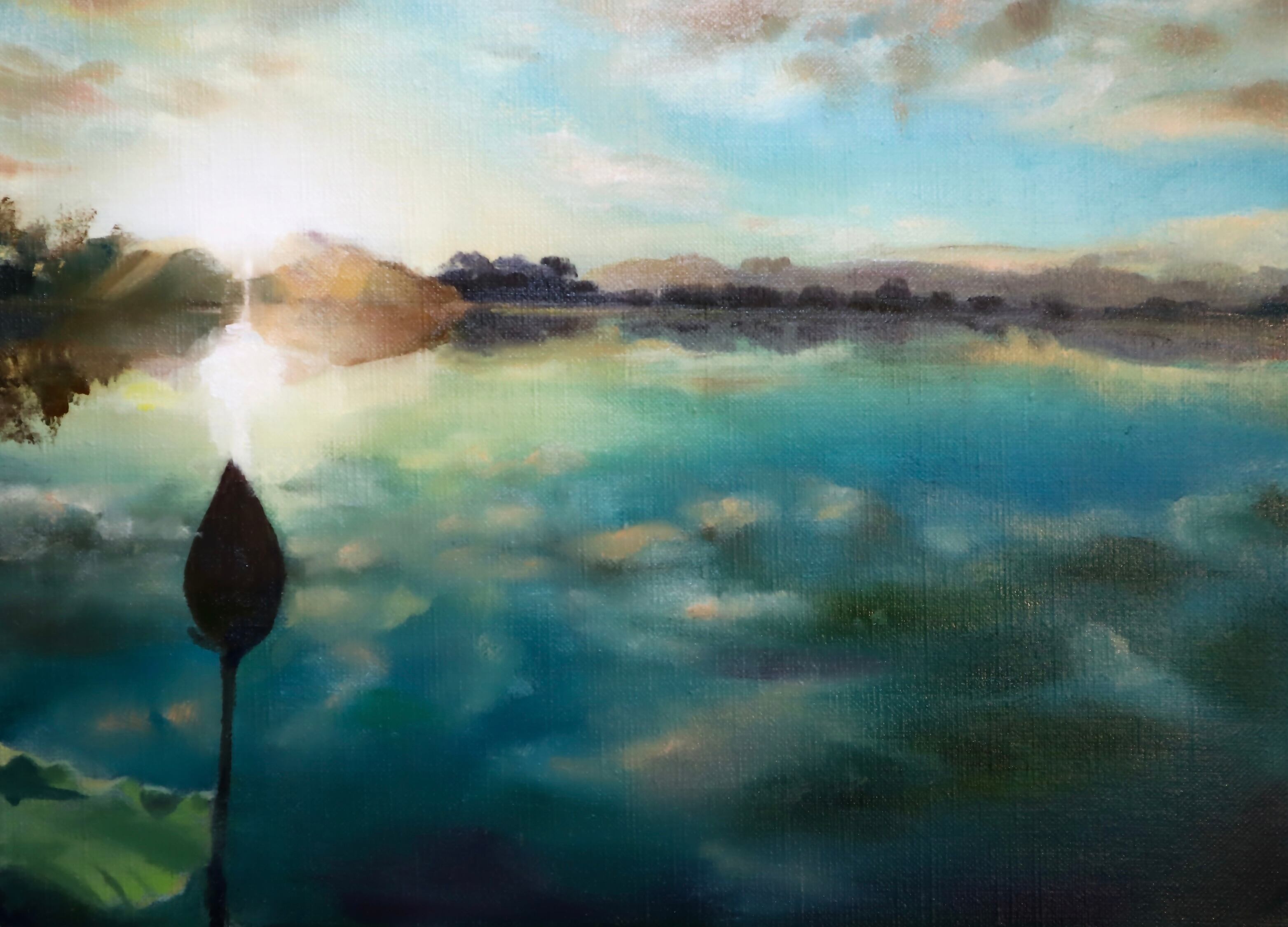 【原画】朝日を浴びて