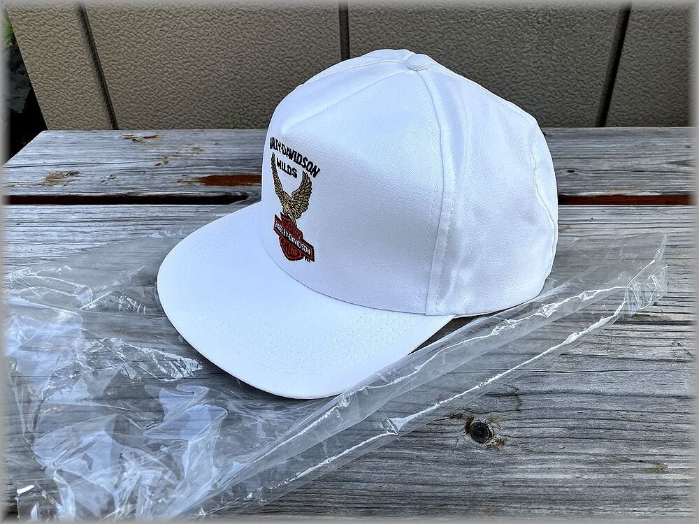80s ハーレーダビッドソン キャップ USA製 アメリカ製 ビンテージ 帽子 Harley Davidson - 80s USA製 HARLEY DAVIDSON キャップ ヴィンテージ