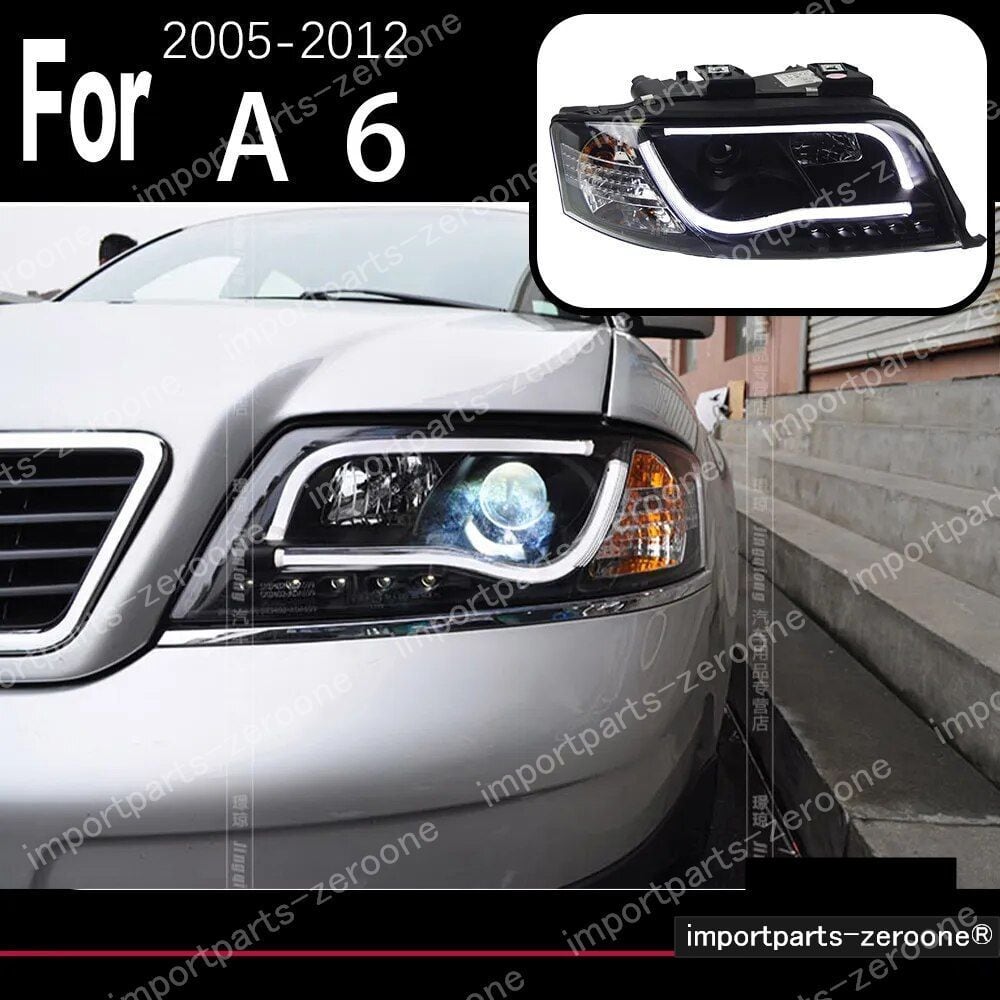 アウディ A6 C5 C6 アップグレードヘッドライト 2005〜2011 Headlight