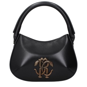 ROBERTO CAVALLI レディース ハンドバッグ レザー ブラック