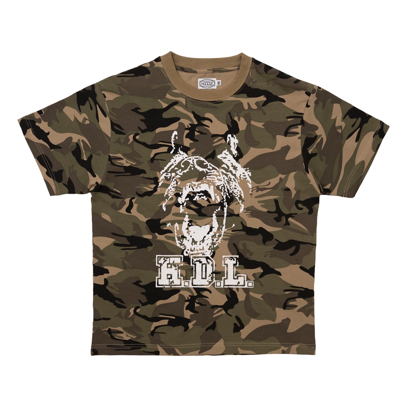 Hoddle|H.D.L BARK TEE -Camo- "送料¥200"
