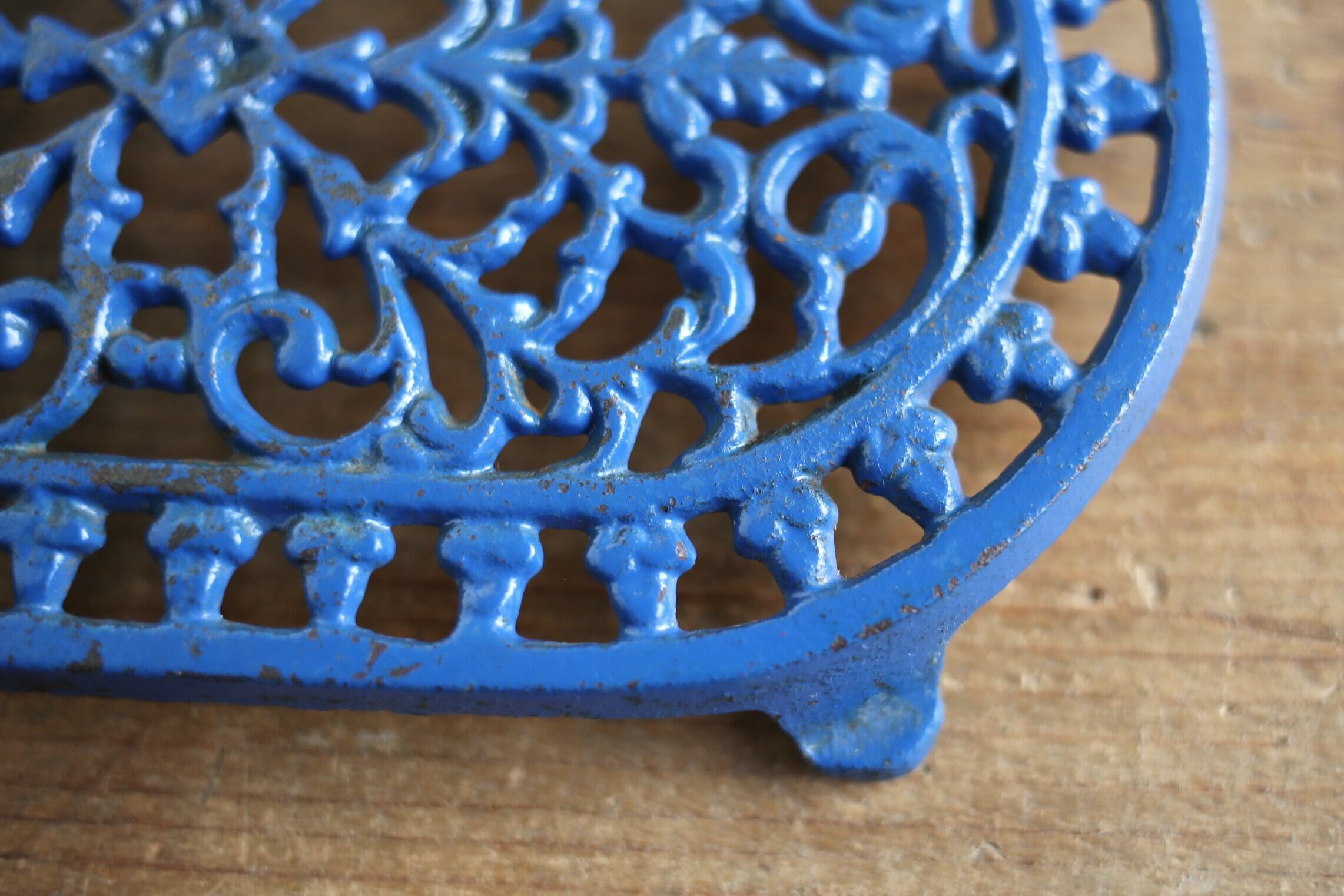 フランス アンティーク ヴィンテージ 鍋敷き トリベット 鋳物 アイアン