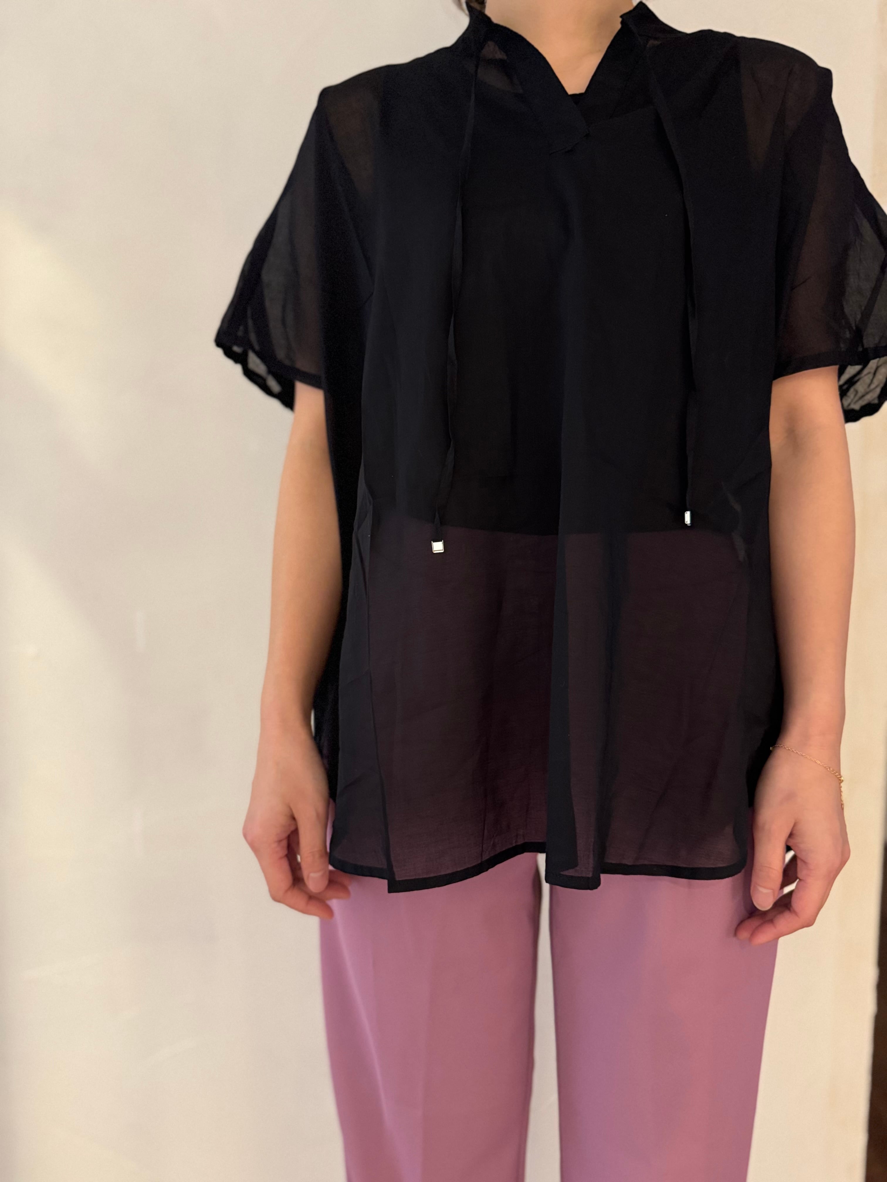 【SELECT】シアーコットンブラウス
