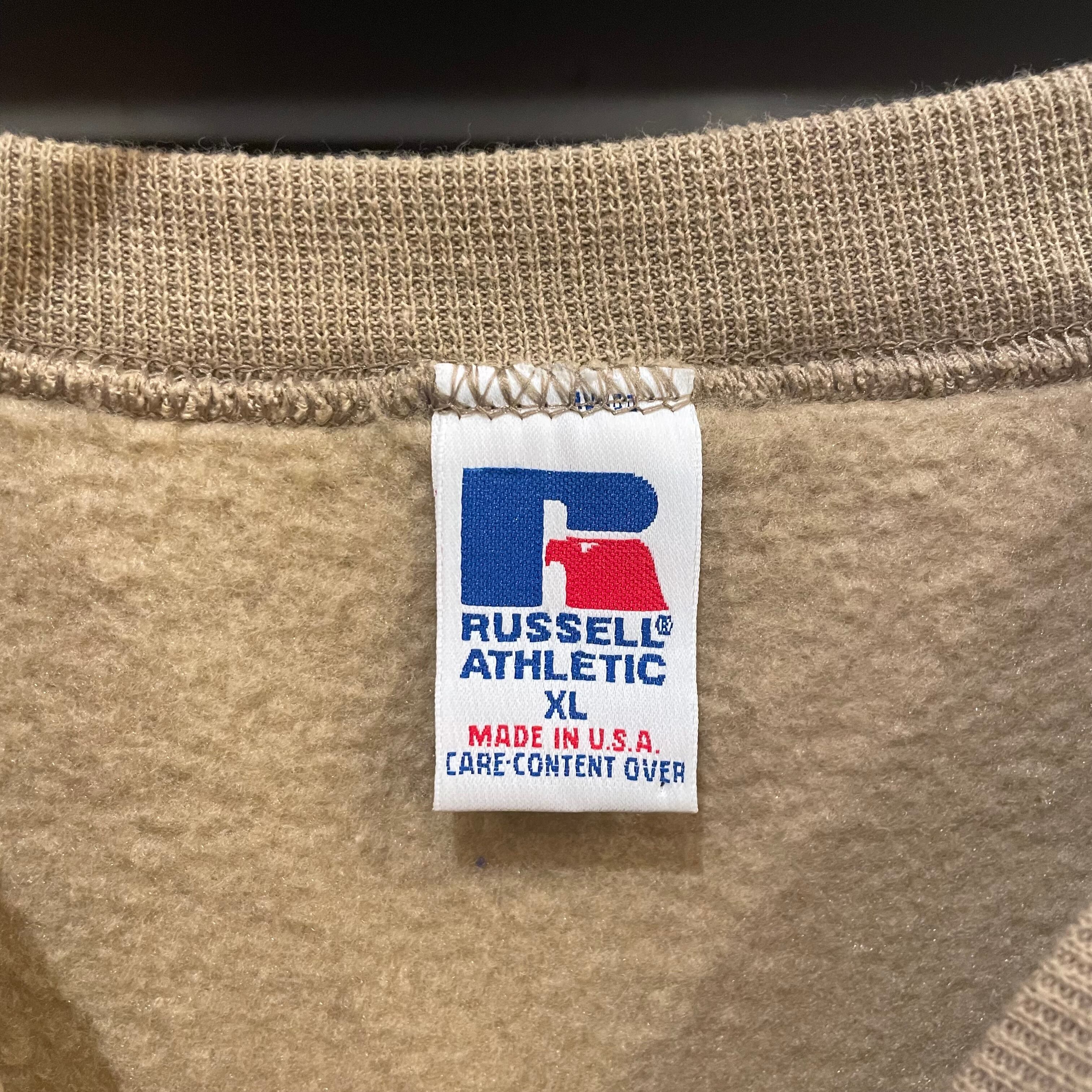 90s russel athletic USA製 XL ブラウン
