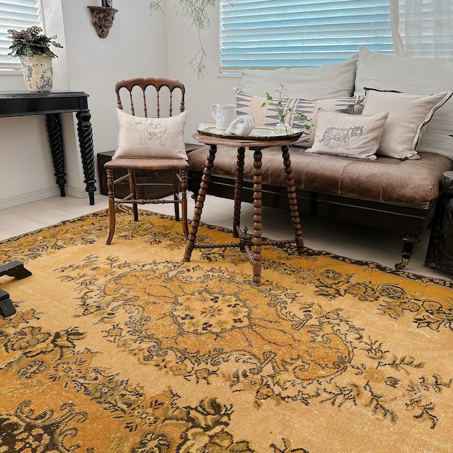 トルコ ヴィンテージラグ TR016 | イスパルタ(オーバーダイ) | 165cm × 276cm