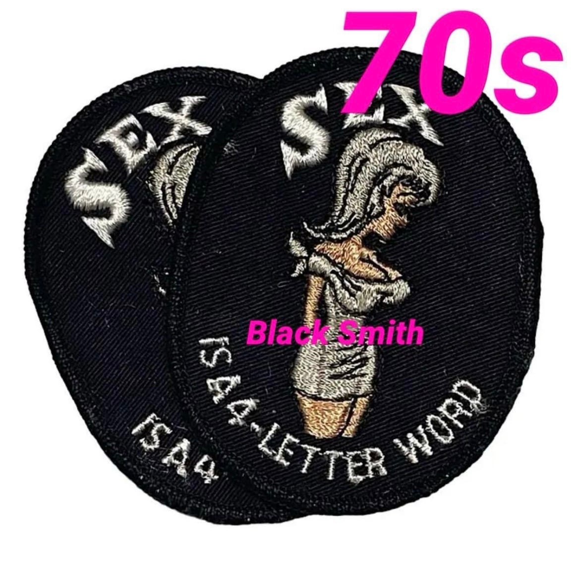 70s SEX エロエロワッペン ビンテージ スラング48手 エッチな女の子
