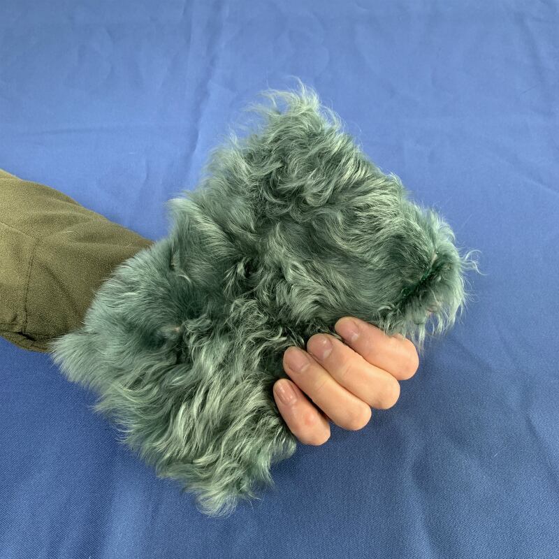 【毛皮】Ｂ6本カバー　ビーバー　グレー染め B6本カバー ビーバー グレー染め ☆オススメ！ | 田舎の毛皮屋さん