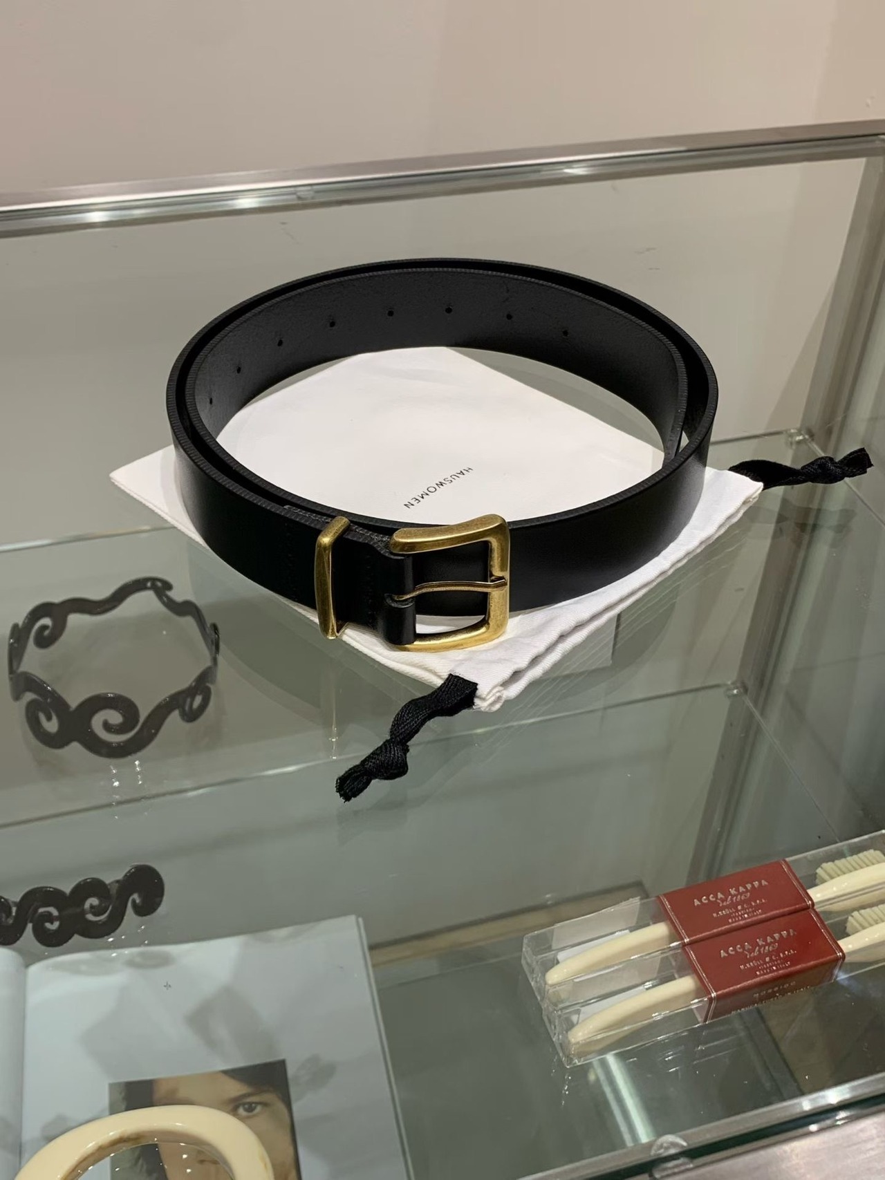 (予約) HAUS / City leater belt 2color