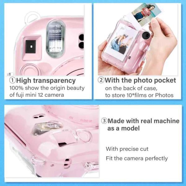 kinokoo instax mini 12ケース、Fujifilm チェキ INSTAX mini 12