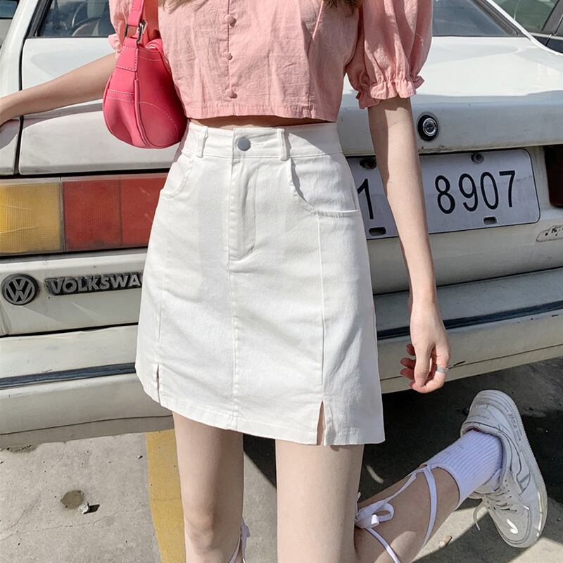 Aラインスカート サマー薄手ショート 夏物 萌量不足38886808670