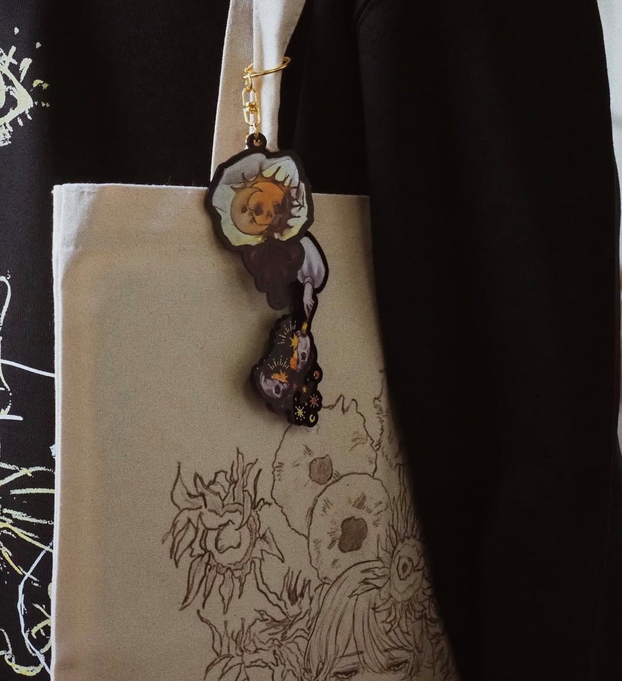 太陽　アクリルキーホルダー